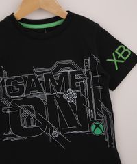 Camiseta-Infantil-XBOX-com-Relevo-Manga-Curta-Preta-9956382-Preto_3