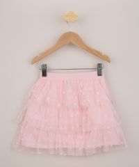 Saia-de-Tule-Infantil-Estampada-de-Estrelas-em-Camadas-Rosa-9957195-Rosa_2
