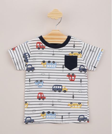 Camiseta-Infantil-Listrada-Carrinhos-com-Bolso-Manga-Curta-Off-White-9957234-Off_White_1