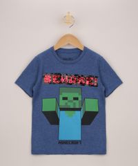 Camiseta-Infantil-Creeper-Minecraft-com-Paete-Vai-e-Vem-Manga-Curta-Azul-9957544-Azul_1