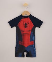 Macaquinho-Infantil-Homem-Aranha-Manga-Curta-com-Protecao-UV50--Azul-9957685-Azul_1