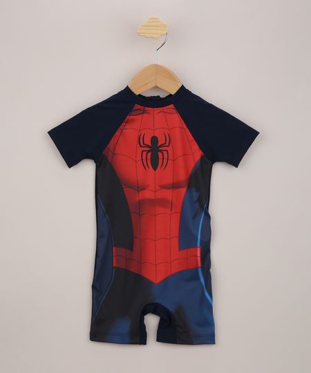 Macaquinho-Infantil-Homem-Aranha-Manga-Curta-com-Protecao-UV50--Azul-9957685-Azul_1