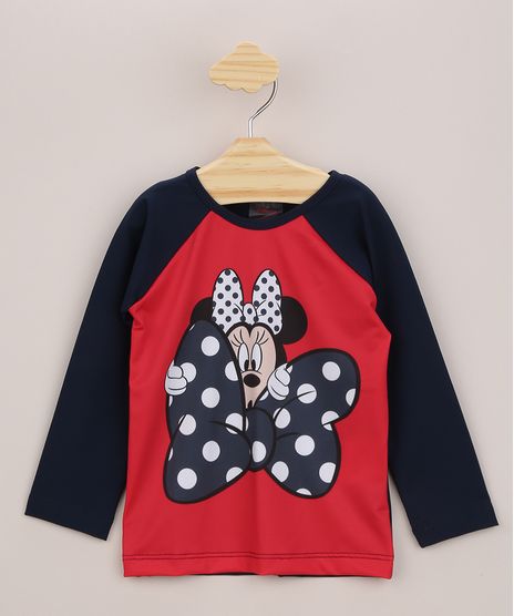 Blusa-de-Praia-Infantil-Minnie-com-Protecao-UV50--Vermelha-9957690-Vermelho_1