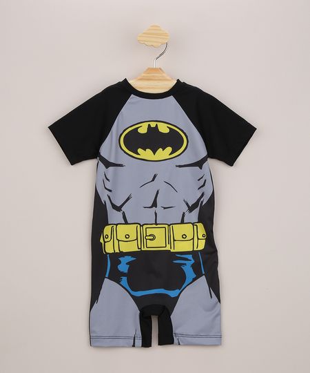 Macaquinho-Infantil-Batman-Manga-Curta-com-Protecao-UV50--Preto-9957700-Preto_1