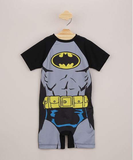 Macaquinho-Infantil-Batman-Manga-Curta-com-Protecao-UV50--Preto-9957700-Preto_1