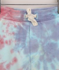 Bermuda-de-Moletom-Infantil-Estampada-Tie-Dye-com-Bolsos-Multicor-9959636-Multicor_3