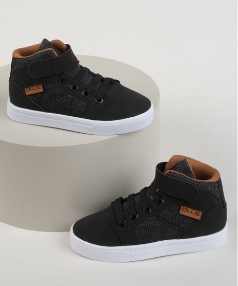 Tenis-Masculino-Ollie-Cano-Alto-com-Pesponto-Preto-9961173-Preto_1