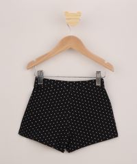 Short-Saia-Infantil-Envelope-Estampado-de-Poa-com-Glitter-Preto-9963920-Preto_2