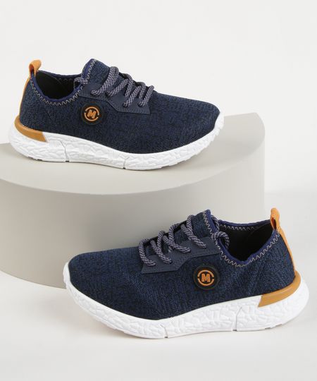 Tenis-Infantil-Molekinho-Knit-Esportivo-com-Cadarco-Azul-Marinho-9965600-Azul_Marinho_1
