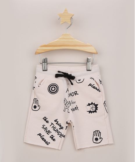 Bermuda-infantil-Os-Vingadores-com-Bolsos-Off-White-9962411-Off_White_1