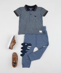 Polo-em-Piquet-Infantil-com-Bordado-Dinossauro-Manga-Curta-Azul-Marinho-8653390-Azul_Marinho_3
