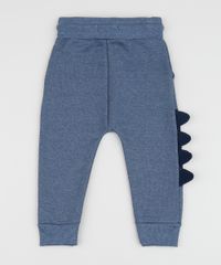 Calca-de-Moletom-Infantil-Dinossauros-com-Interacao-Azul-Escuro-9954953-Azul_Escuro_2