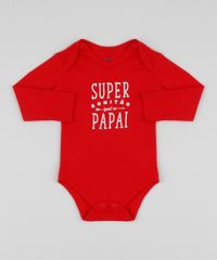 Body-Infantil--Super-Bonitao-Igual-ao-Papai--Manga-Longa-Vermelho-9842906-Vermelho_1