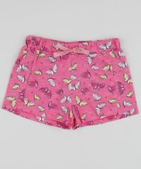Short-Infantil-Estampado-de-Borboletas-com-Cordao-Rosa-Escuro-9952746-Rosa_Escuro_1