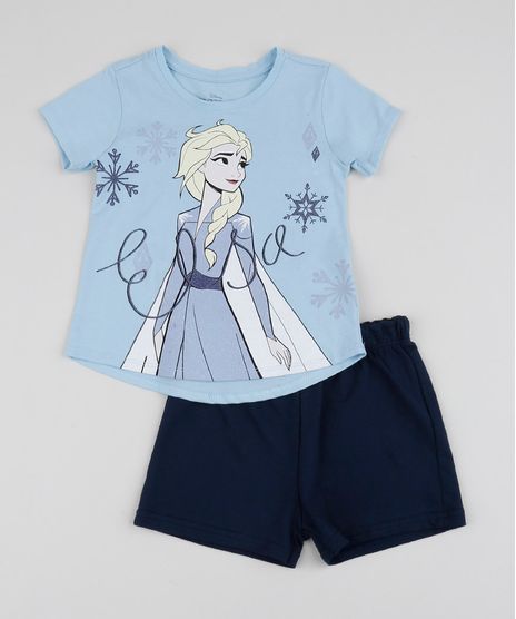 Conjunto-Infantil-Blusa-Elsa-Manga-Curta-Azul-Claro---Bermuda-Azul-Claro-9954247-Azul_Claro_1