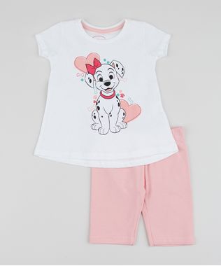 Conjunto-Infantil-Blusa-Dalmatas-Manga-Curta-Rosa-Claro---Bermuda-Off-White-9954994-Off_White_1