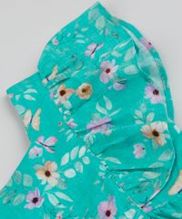 Vestido-Infantil-Estampado-Floral-Manga-Curta-com-Babados-Verde-Agua-9955032-Verde_Agua_4