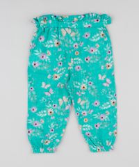 Calca-Infantil-Jogger-Estampada-Floral--Verde-Agua-9955500-Verde_Agua_2