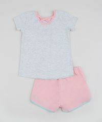 Pijama-Infantil-Lol-Unicornio-Manga-Curta-Cinza-Mescla-Claro-9956720-Cinza_Mescla_Claro_3