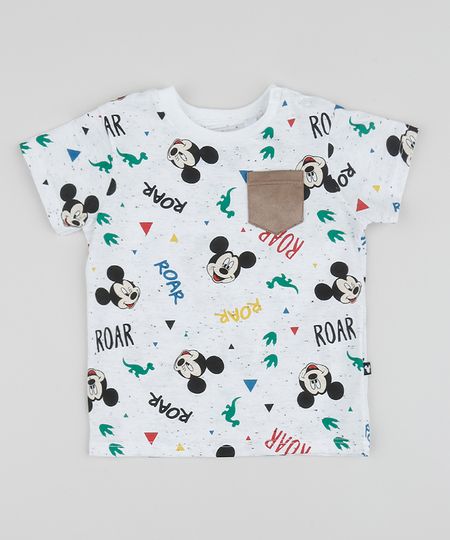 Camiseta-Infantil-Mickey-Estampada-com-Bolso-em-Suede-Manga-Curta-Gola-Careca-Off-White-9957220-Off_White_1
