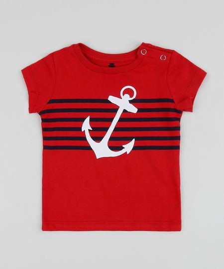 Camiseta-Infantil-Ancora-com-Listras-Manga-Curta-Gola-Careca-Vermelha-9958291-Vermelho_1