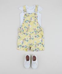 Jardineira-de-Sarja-Infantil-Estampada-Floral-com-Babados-Amarela-9958602-Amarelo_3
