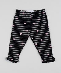 Calca-Legging-Infantil-Listrado-com-Barra-em-Babados-Preta-9961314-Preto_1