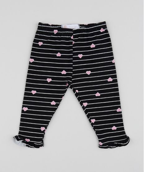 Calca-Legging-Infantil-Listrado-com-Barra-em-Babados-Preta-9961314-Preto_1