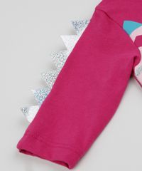 Vestido-Infantil-Dinossauro-com-Tule-Ombro-So-Manga-Longa-Rosa-9955127-Rosa_5