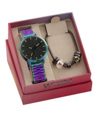 Kit-de-Relogio-Analogico-Warner-Bros-Mulher-Maravilha---Pulseira---32184LPMGKE1-Azul-9951188-Azul_2