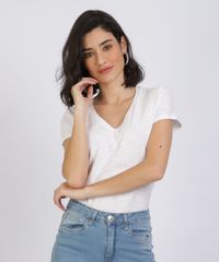 Kit-de-2-Blusas-Femininas-Basicas-Flame-Manga-Curta-Decote-V-Multicor-9953510-Multicor_2