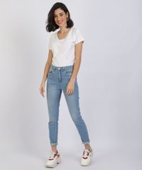 Kit-de-2-Blusas-Femininas-Basicas-Flame-Manga-Curta-Decote-V-Multicor-9953510-Multicor_3
