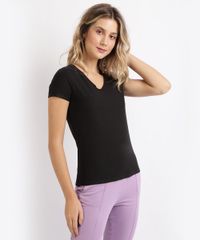 Kit-de-2-Blusas-Femininas-Basicas-Flame-Manga-Curta-Decote-V-Multicor-9953511-Multicor_2