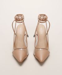 Scarpim-Feminino-Oneself-Salto-Alto-Fino-Bico-Fino-em-Vinil-com-Tira-Para-Amarrar-Bege-9962378-Bege_5