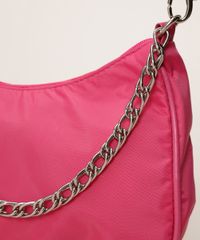 Bolsa-Feminina-Baguete-com-Corrente-e-Alca-Removivel-Pink-9964938-Pink_6