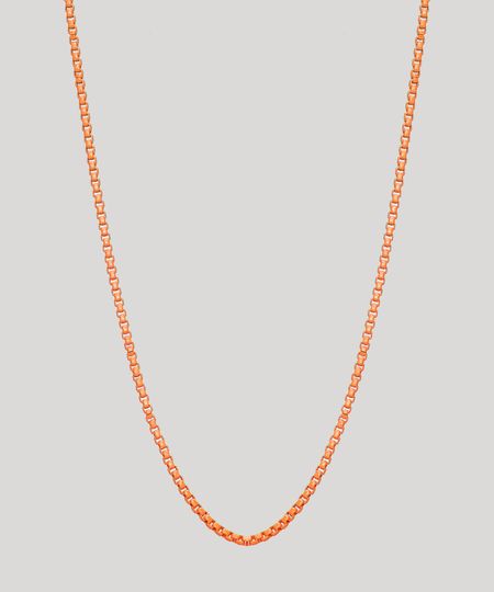 Colar-Feminino-Corrente-Delicado-Laranja-9965889-Laranja_1