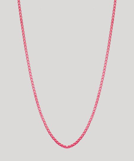 Colar-Feminino-Corrente-Delicado-Rosa-Neon-9965889-Rosa_Neon_1