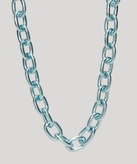 Colar-Feminino-Folheado-Choker-Corrente-Azul-9966600-Azul_1