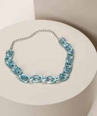 Colar-Feminino-Folheado-Choker-Corrente-Azul-9966600-Azul_2