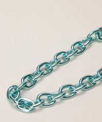 Colar-Feminino-Folheado-Choker-Corrente-Verde-9966601-Verde_3