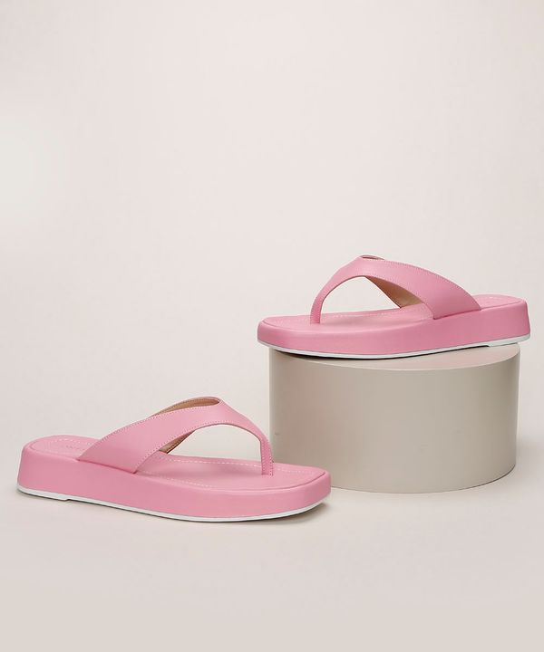 Tamanco Feminino Oneself Flatform Rosa 35