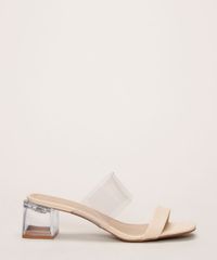 Tamanco-Feminino-Oneself-Salto-Baixo-Quadrado-Acrilico-com-Tira-em-Vinil-Bege-Claro-9962458-Bege_Claro_2