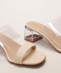Tamanco-Feminino-Oneself-Salto-Baixo-Quadrado-Acrilico-com-Tira-em-Vinil-Bege-Claro-9962458-Bege_Claro_3
