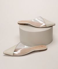 Mule-Feminino-Bico-Fico-com-Recorte-em-Vinil-Bege-Claro-9962868-Bege_Claro_1
