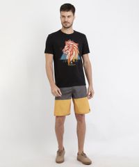 Camiseta-Masculina-Leao-Manga-Curta-Gola-Careca-Preta-9967856-Preto_3