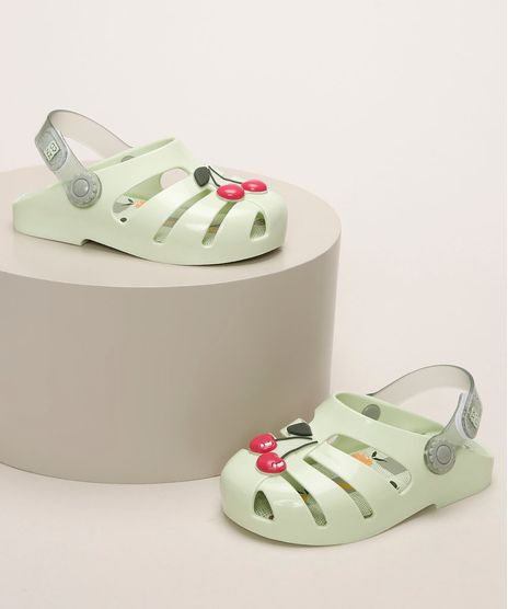 Babuche-Infantil-Zaxynina-Cereja-Tira-com-Velcro-Verde-Claro-9962169-Verde_Claro_1