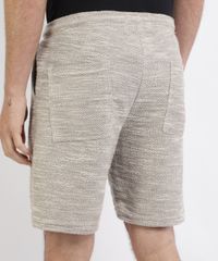 Bermuda-Masculina-de-Moletom-Relaxed-Bege-9943487-Bege_2