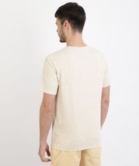 Camiseta-Masculina-Flores-com-Bolso-em-Suede-Manga-Curta-Gola-Careca-Branca-9960549-Branco_4