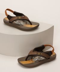 Chinelo-Infantil-Cartago-Estampado-de-Moto-com-Elastico-Tira-em-Suede-Marrom-9963892-Marrom_1