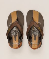 Chinelo-Infantil-Cartago-Estampado-de-Moto-com-Elastico-Tira-em-Suede-Marrom-9963892-Marrom_2